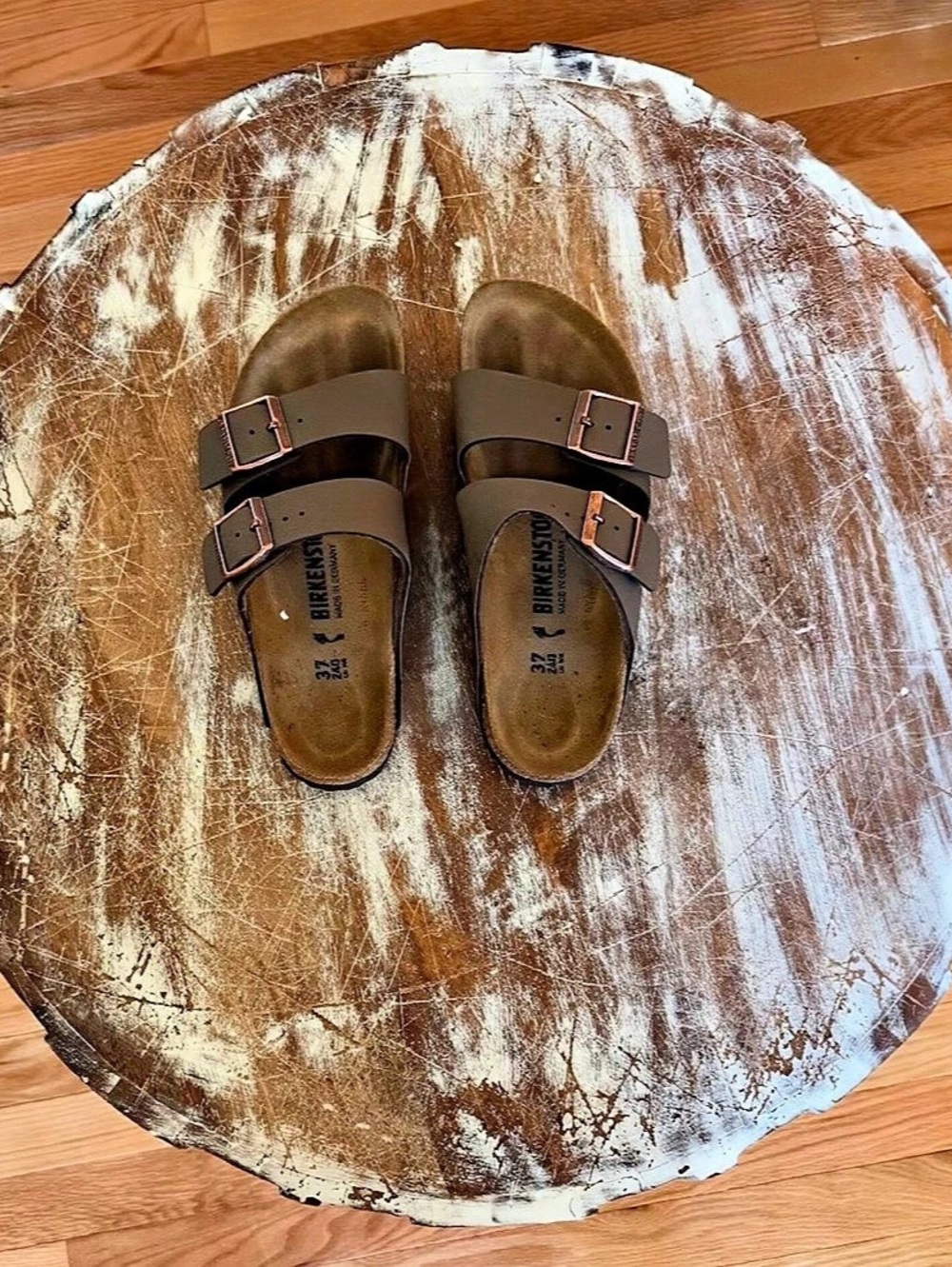 Birkenstock Arizona Brown Buckle Sandals US 7